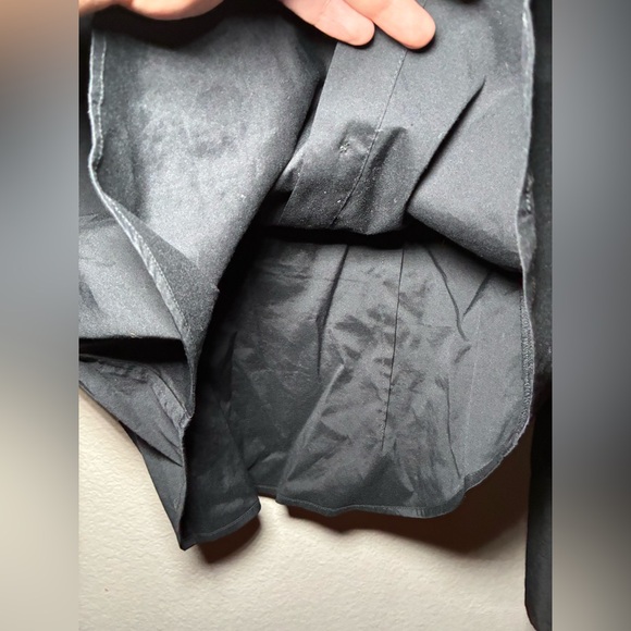 H&M Women’s size 6 Black Button Up Fitted Long Sleeve Shirt - Picture 10 of 14